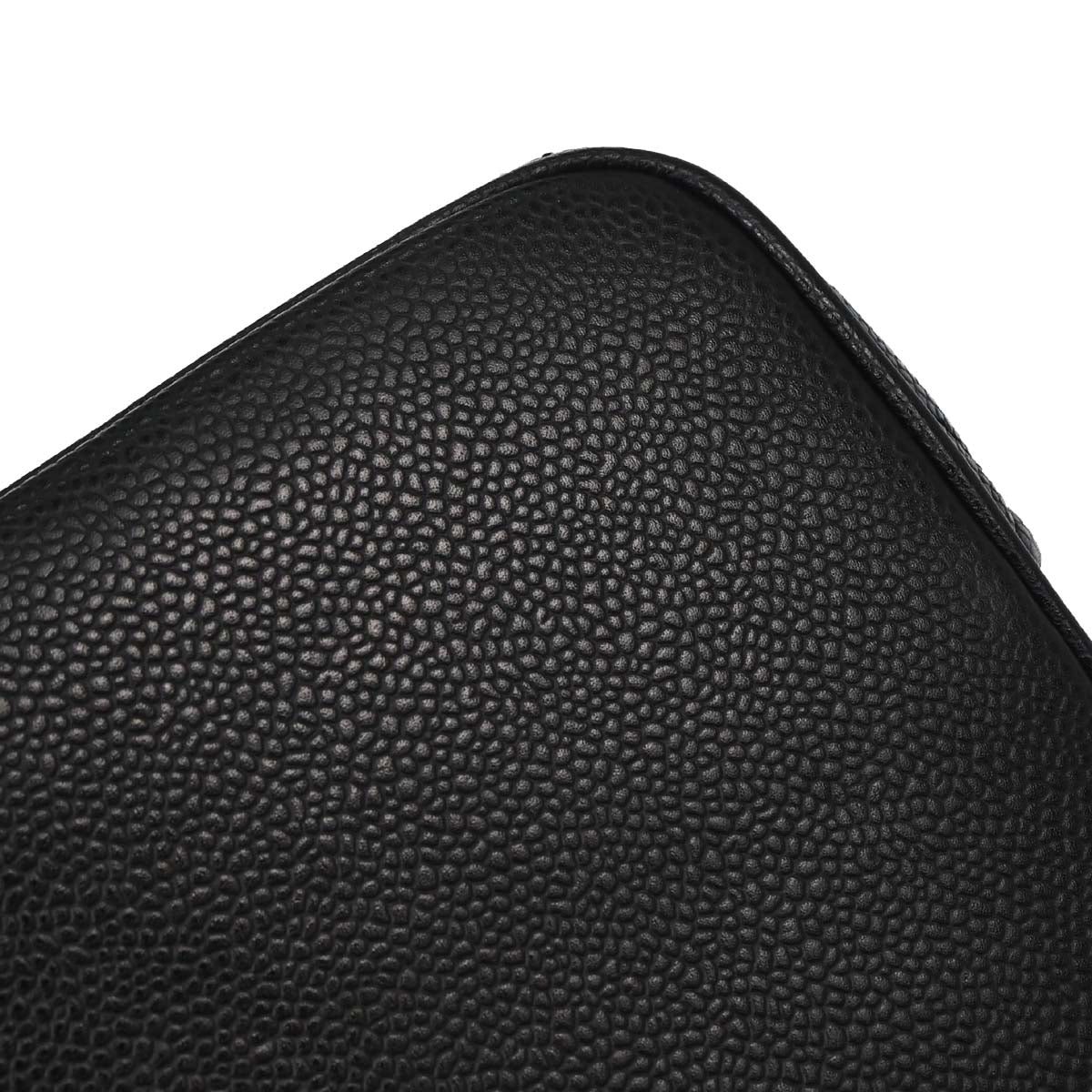 Chanel Black Caviar Skin Medallion Tote Handbag