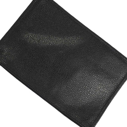 Chanel 1996-1997 Black Caviar Skin Triple CC Backpack