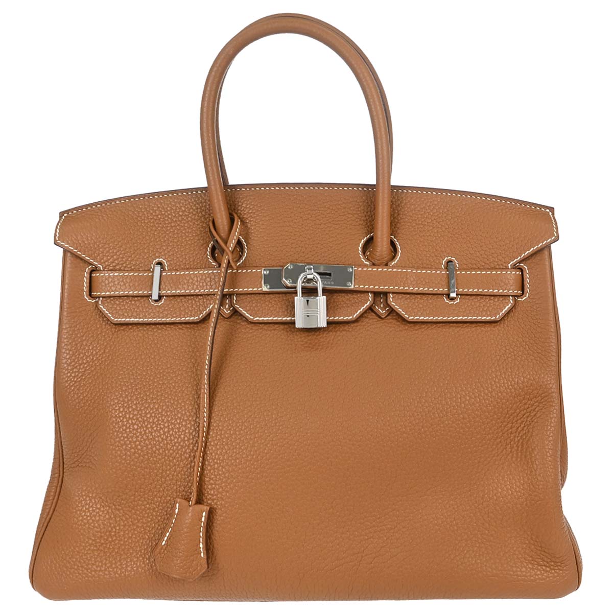 Hermes Gold Togo Birkin 35 Handbag