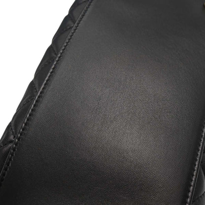 Chanel 2011 Black Lambskin Large Mademoiselle Bowling Bag
