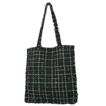 Chanel 2017 Black Tweed Robot Tote Bag