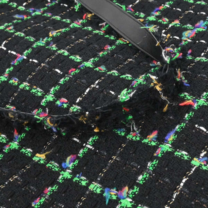 Chanel 2017 Black Tweed Robot Tote Bag