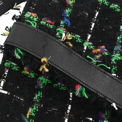 Chanel 2017 Black Tweed Robot Tote Bag