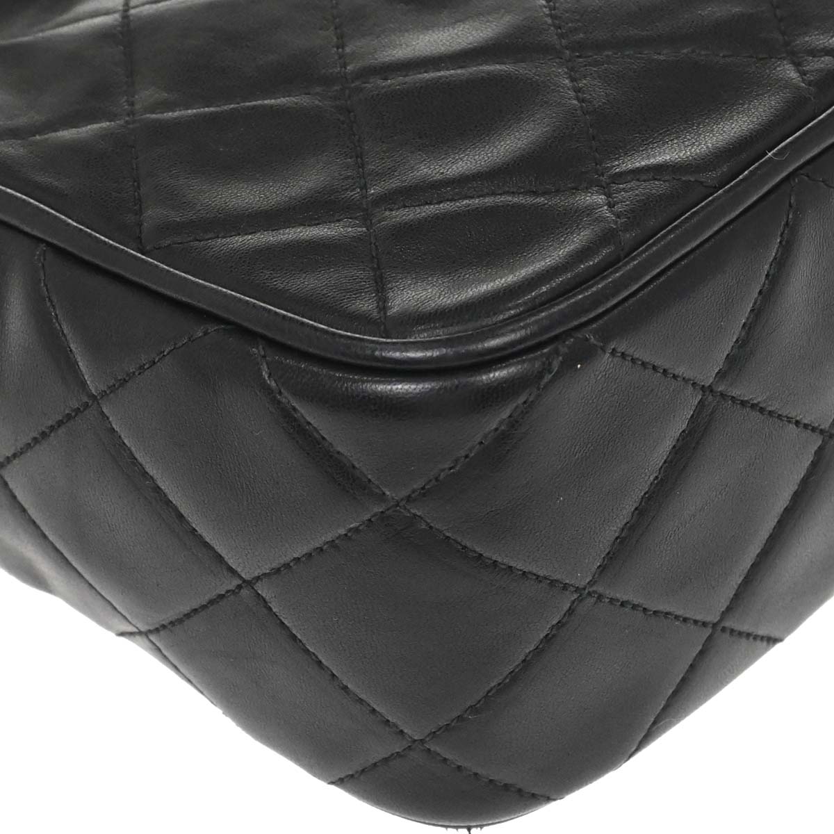 Chanel 1996-1997 Black Lambskin Camera Bag Mini