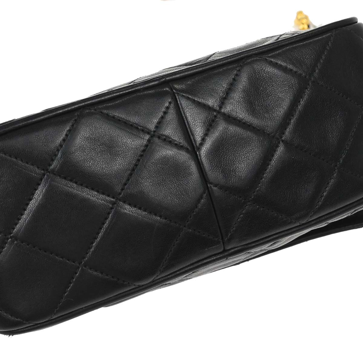 Chanel 1996-1997 Black Lambskin Camera Bag Mini
