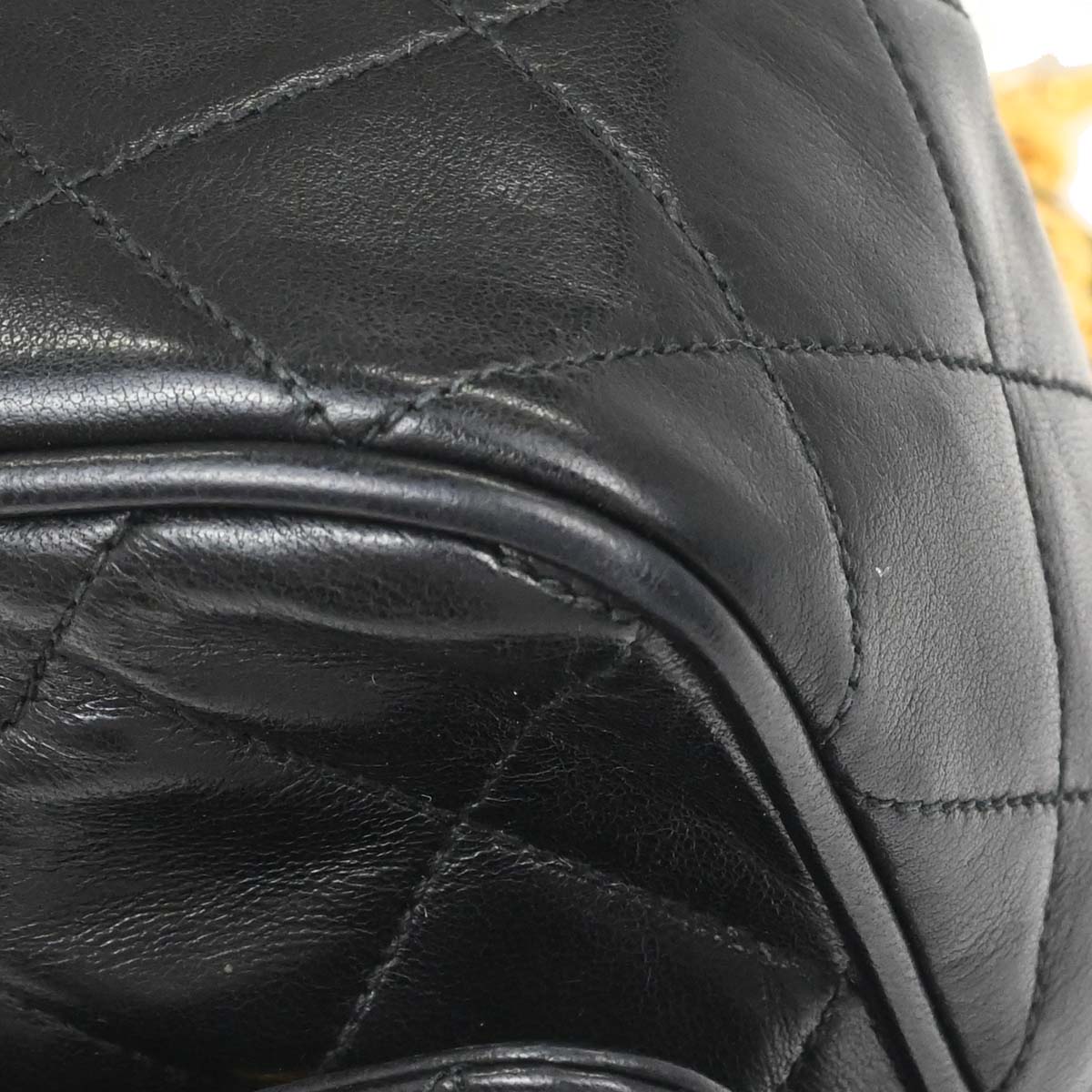 Chanel 1996-1997 Black Lambskin Camera Bag Mini