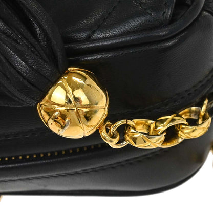 Chanel 1996-1997 Black Lambskin Camera Bag Mini