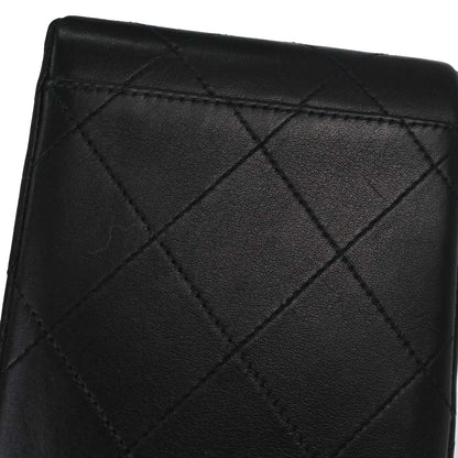 Chanel 1994-1996 Black Lambskin Maxi Classic Flap Shoulder Bag