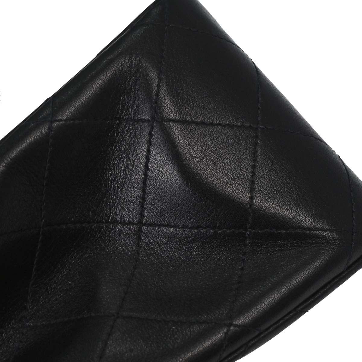 Chanel 1994-1996 Black Lambskin Maxi Classic Flap Shoulder Bag