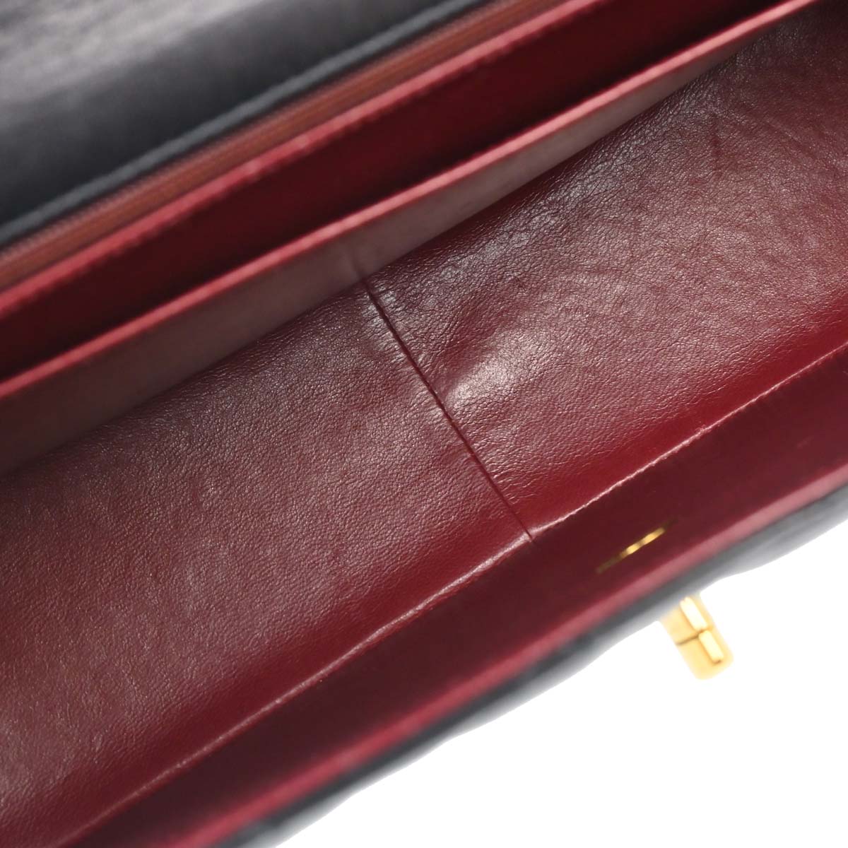 Chanel 1994-1996 Black Lambskin Maxi Classic Flap Shoulder Bag