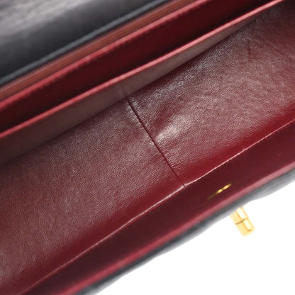 Chanel 1994-1996 Black Lambskin Maxi Classic Flap Shoulder Bag