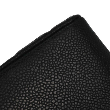 Chanel 1994-1996 Black Caviar Skin Medium Diana Shoulder Bag