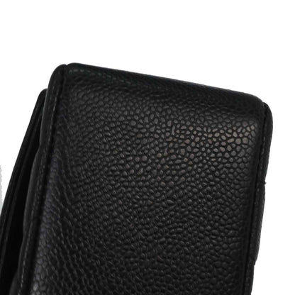 Chanel 1994-1996 Black Caviar Skin Medium Diana Shoulder Bag