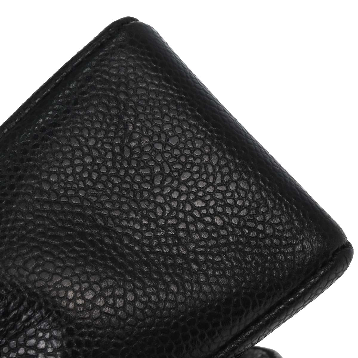 Chanel 1994-1996 Black Caviar Skin Medium Diana Shoulder Bag