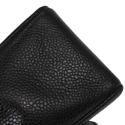 Chanel 1994-1996 Black Caviar Skin Medium Diana Shoulder Bag