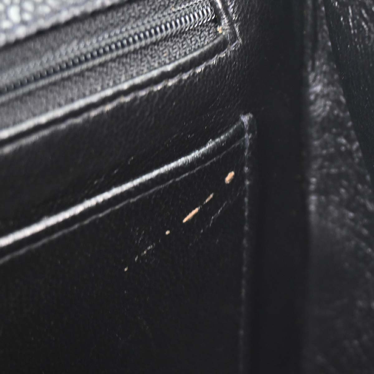 Chanel 1994-1996 Black Caviar Skin Medium Diana Shoulder Bag