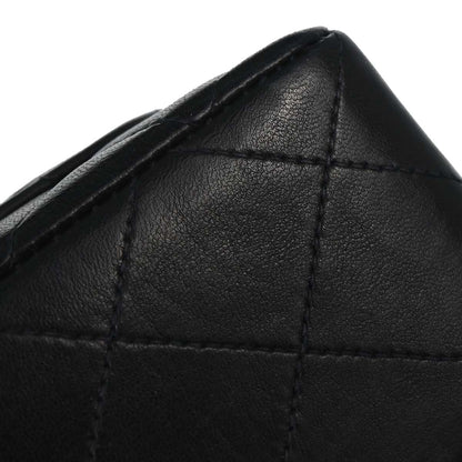 Chanel 1994-1996 Black Lambskin Mini Classic Square Flap Shoulder Bag 17