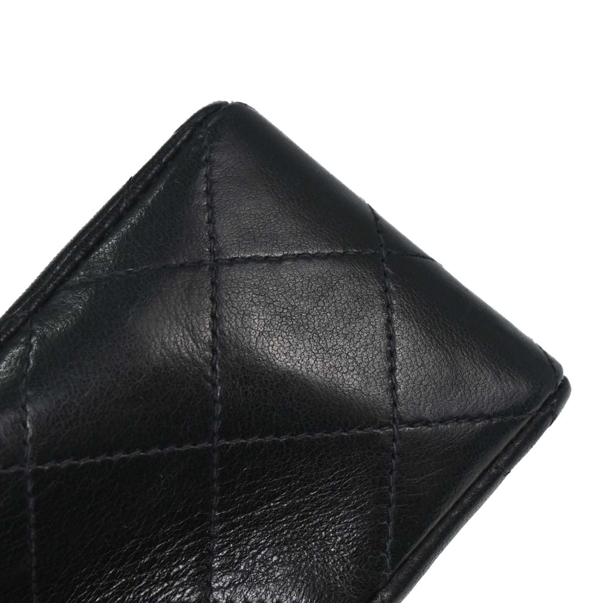 Chanel 1994-1996 Black Lambskin Mini Classic Square Flap Shoulder Bag 17