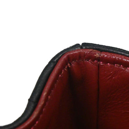 Chanel 1986-1988 Black Lambskin Medium Classic Double Flap Shoulder Bag