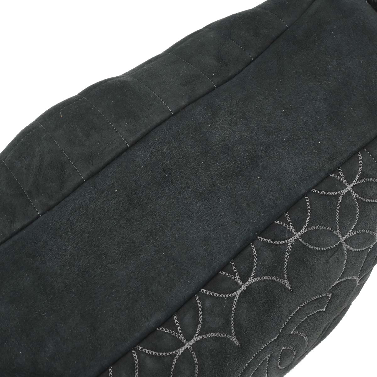 Chanel Black Mouton Choco Bar Tote Handbag