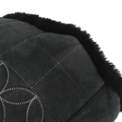 Chanel Black Mouton Choco Bar Tote Handbag