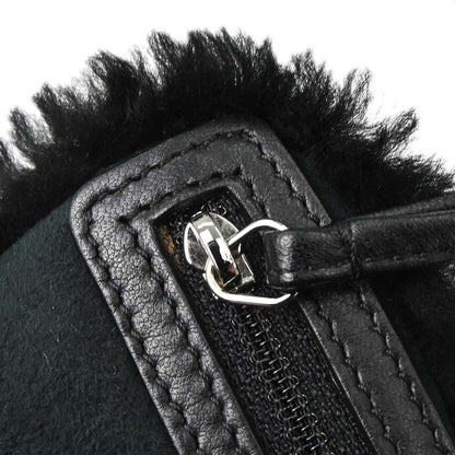 Chanel Black Mouton Choco Bar Tote Handbag