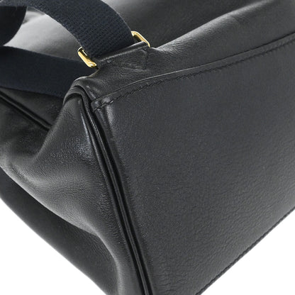 Hermes Black Gulliver Kelly A Dos GM Backpack