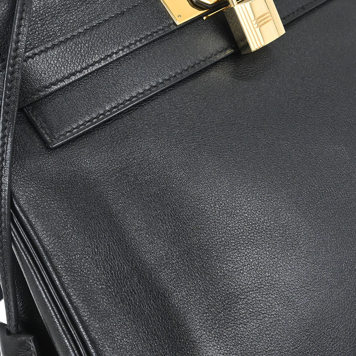 Hermes Black Gulliver Kelly A Dos GM Backpack