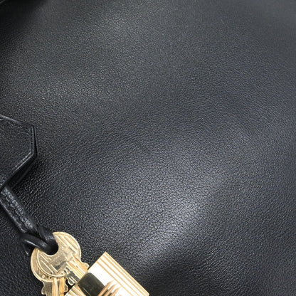 Hermes Black Gulliver Kelly A Dos GM Backpack