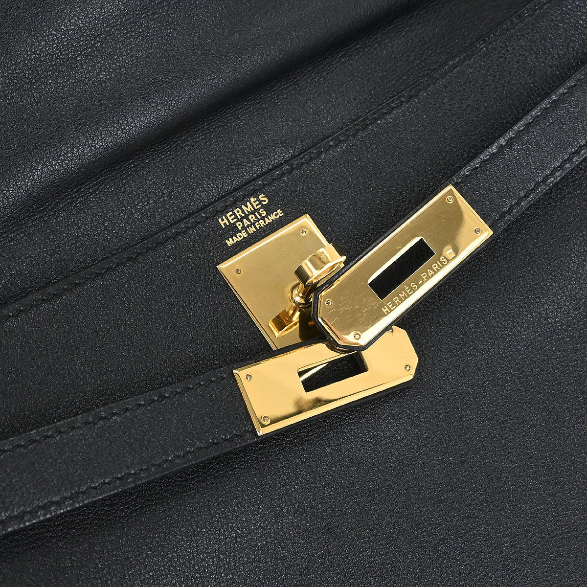 Hermes Black Gulliver Kelly A Dos GM Backpack