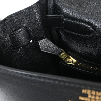 Hermes Black Gulliver Kelly A Dos GM Backpack