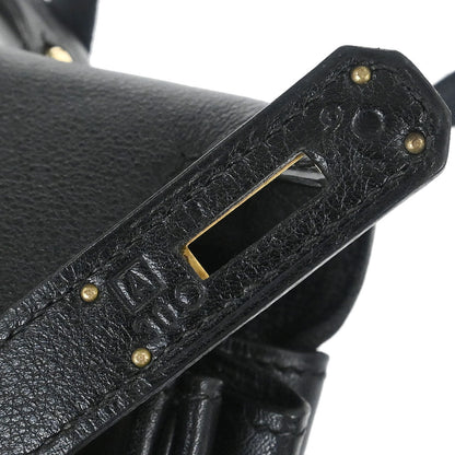 Hermes Black Gulliver Kelly A Dos GM Backpack