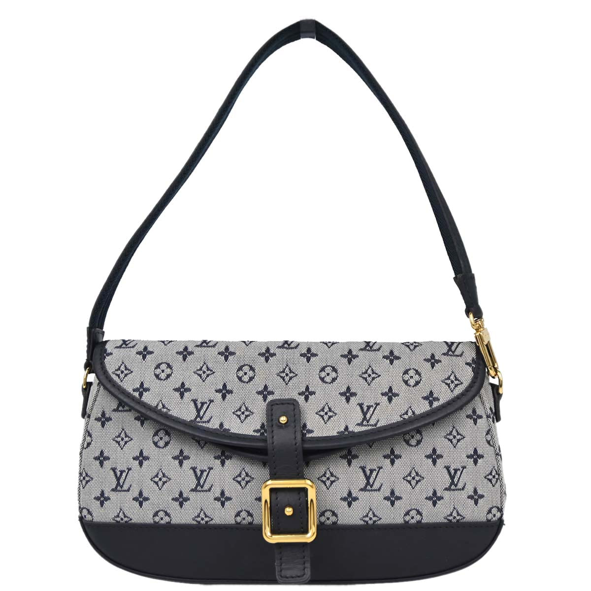 Louis Vuitton 2003 Blue Monogram Mini Lin Marjorie Handbag M92690