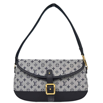 Louis Vuitton 2003 Blue Monogram Mini Lin Marjorie Handbag M92690