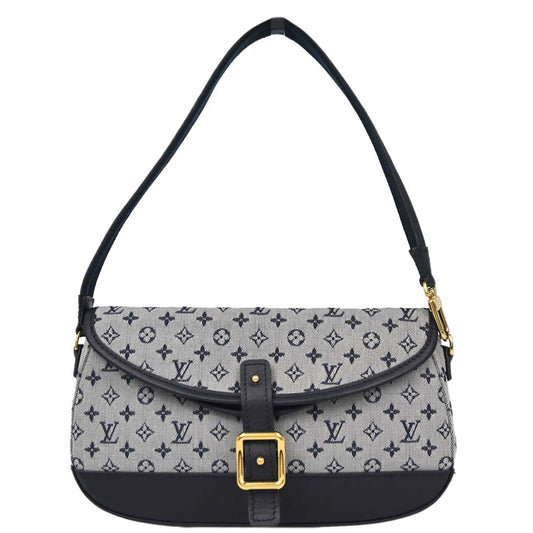 Louis Vuitton 2003 Blue Monogram Mini Lin Marjorie Handbag M92690
