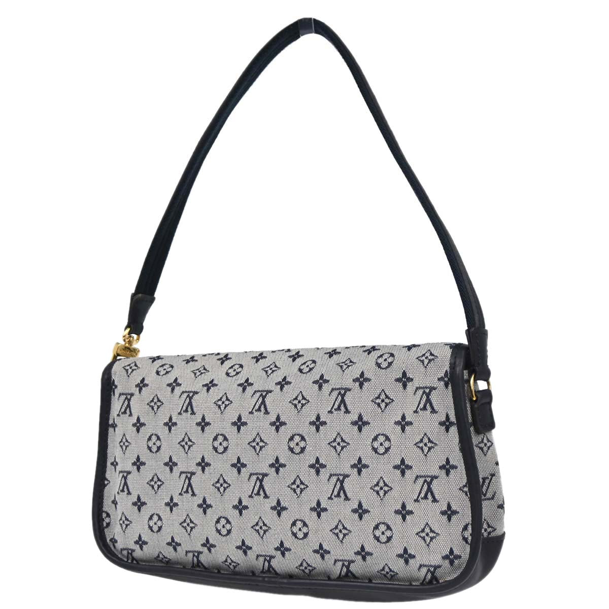 Louis Vuitton 2003 Blue Monogram Mini Lin Marjorie Handbag M92690