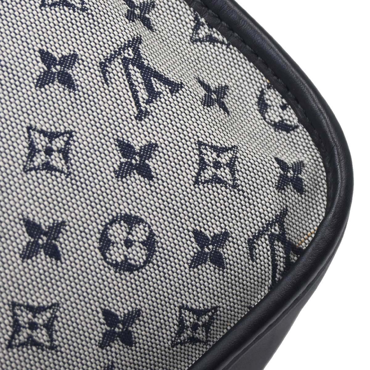 Louis Vuitton 2003 Blue Monogram Mini Lin Marjorie Handbag M92690