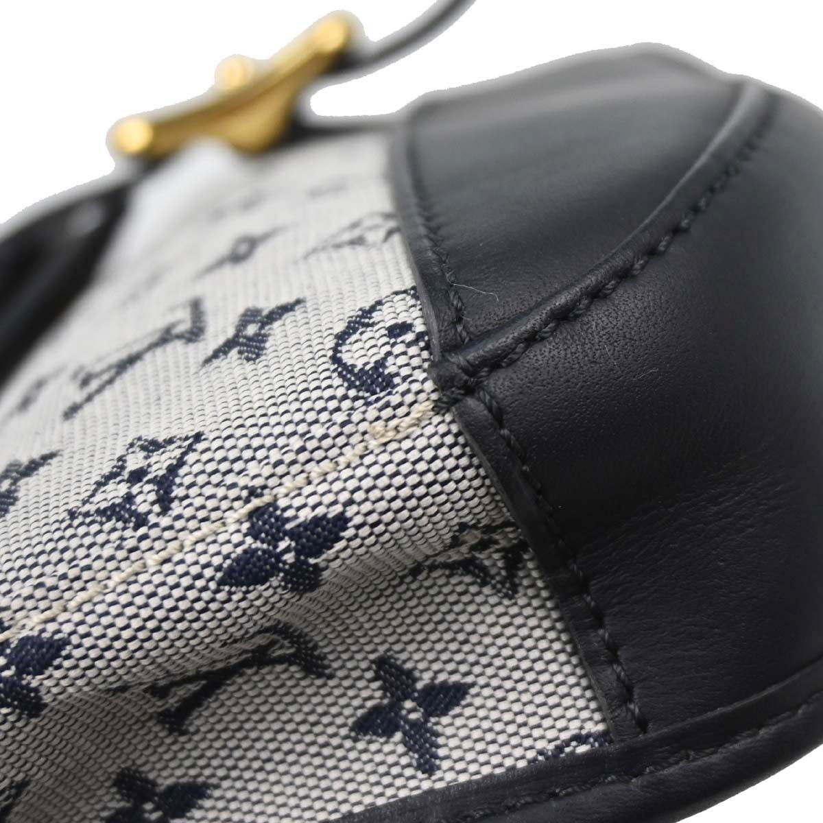 Louis Vuitton 2003 Blue Monogram Mini Lin Marjorie Handbag M92690