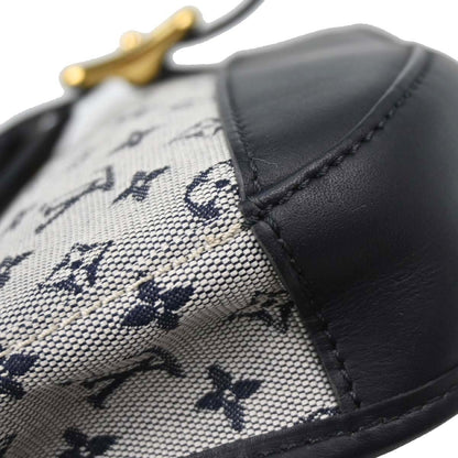 Louis Vuitton 2003 Blue Monogram Mini Lin Marjorie Handbag M92690