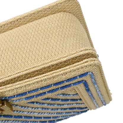 Boy Chanel 2019 Beige Mixed Fibers Medium Chain Shoulder Bag
