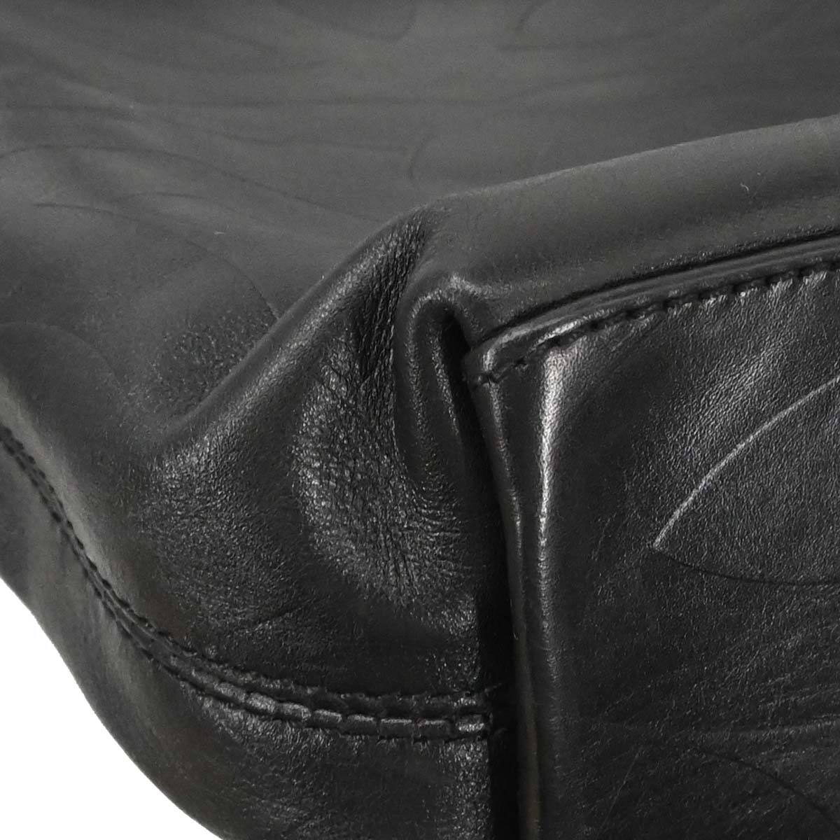 Chanel 2000-2002 Black Lambskin Tote Handbag