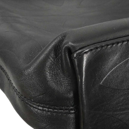 Chanel 2000-2002 Black Lambskin Tote Handbag