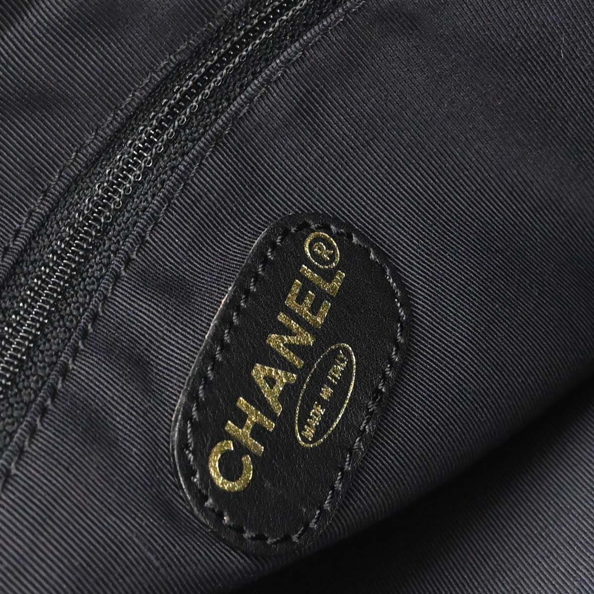 Chanel 2000-2002 Black Lambskin Tote Handbag