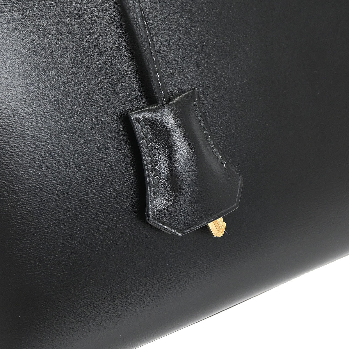 Hermes Black Box Calf Kelly 28 Sellier 2way Shoulder Handbag