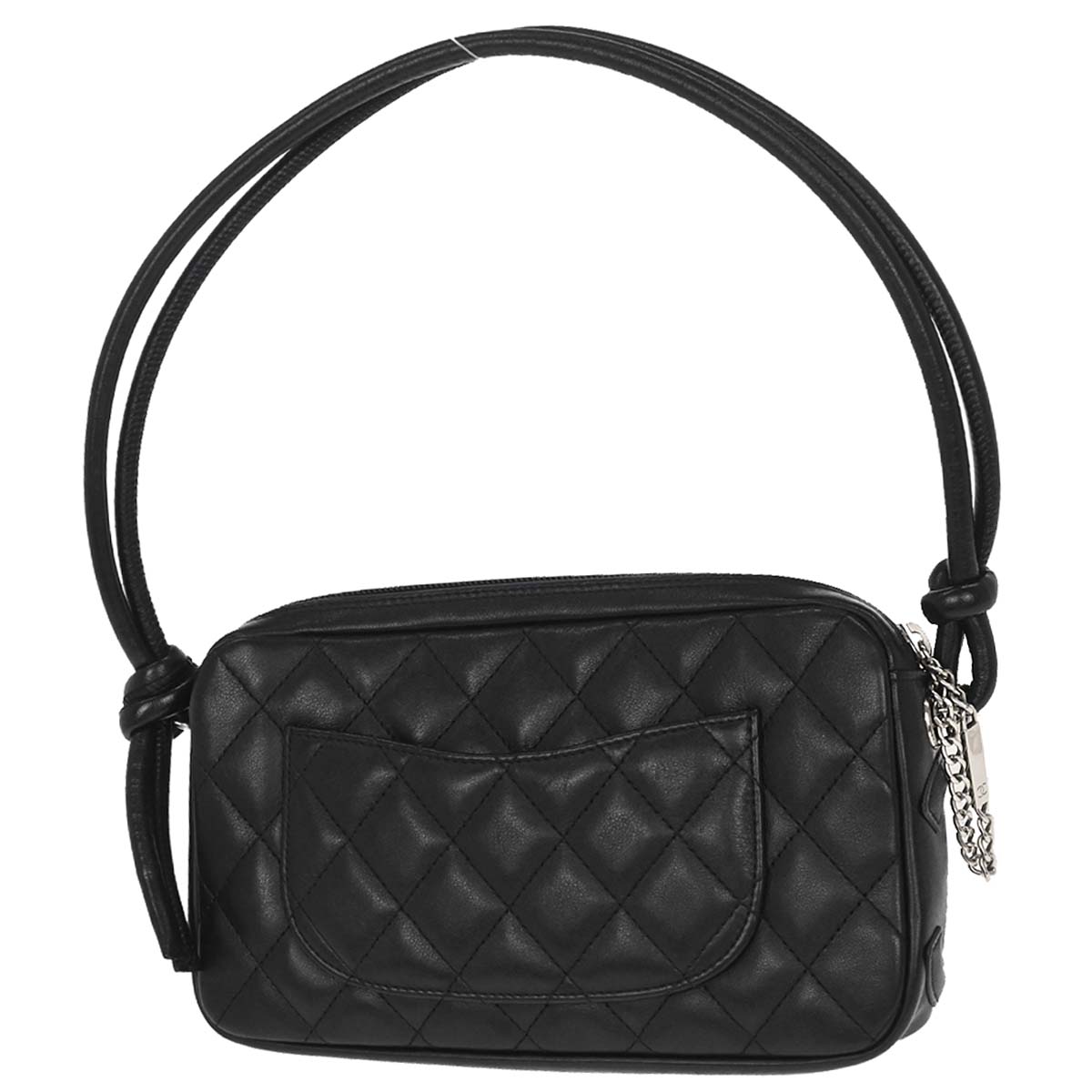Chanel 2005-2006 Black Calfskin Cambon Ligne Handbag