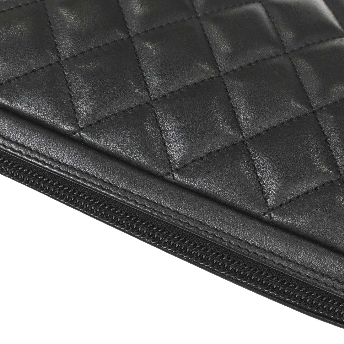 Chanel 2005-2006 Black Calfskin Cambon Ligne Handbag