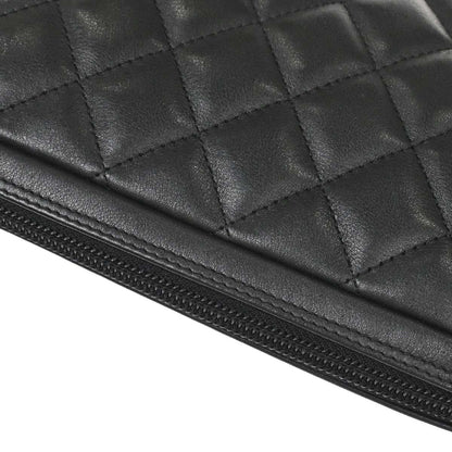 Chanel 2005-2006 Black Calfskin Cambon Ligne Handbag