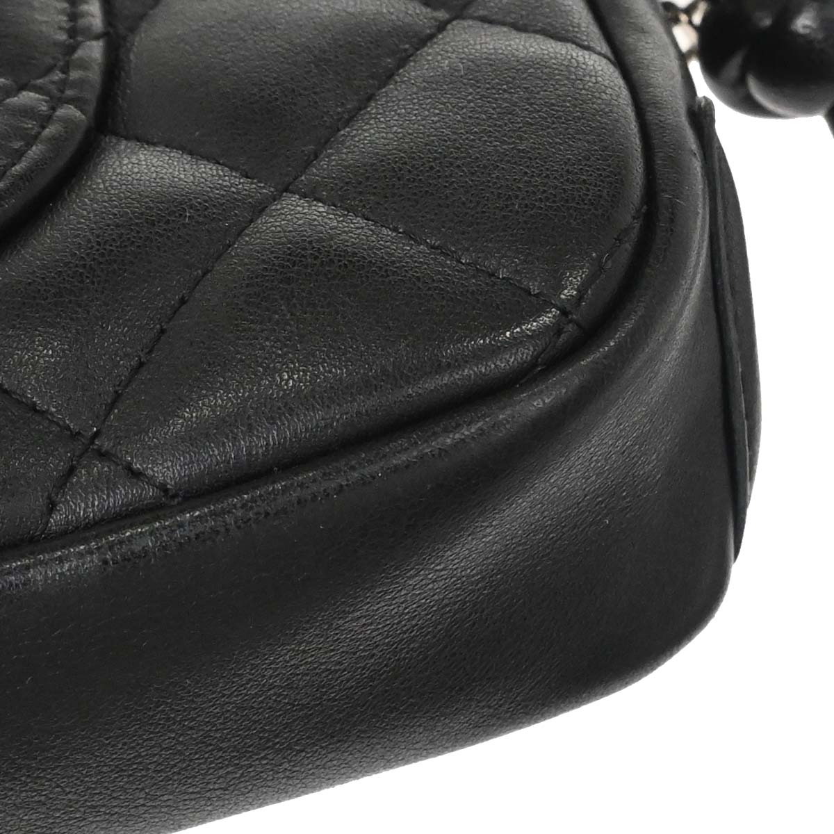 Chanel 2005-2006 Black Calfskin Cambon Ligne Handbag