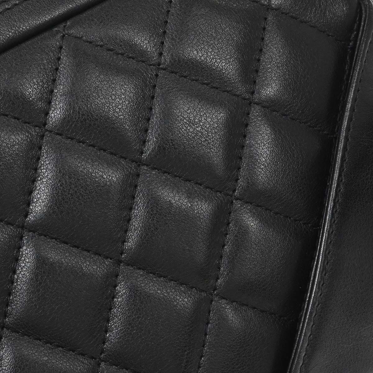 Chanel 2005-2006 Black Calfskin Cambon Ligne Handbag
