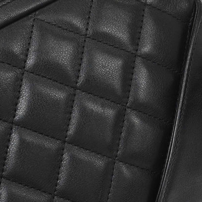Chanel 2005-2006 Black Calfskin Cambon Ligne Handbag
